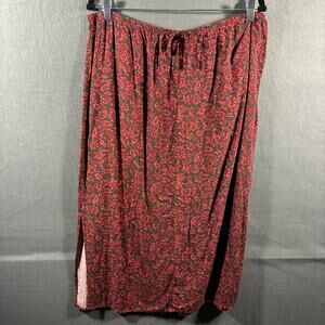 y2k women midi skirt large whimsigoth fairy grunge ditsy floral romantic dainty